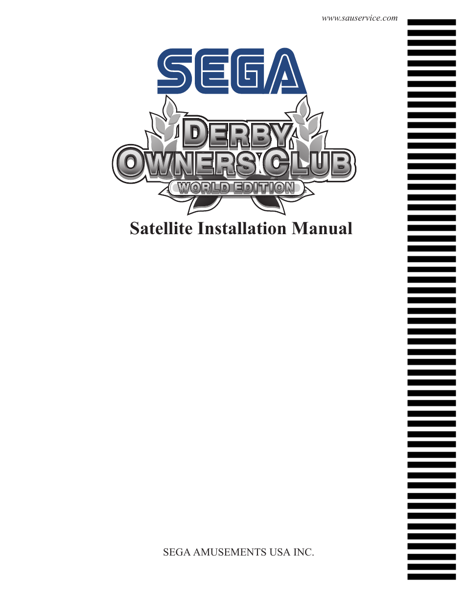 Sega Satellite TV System User Manual | 14 pages