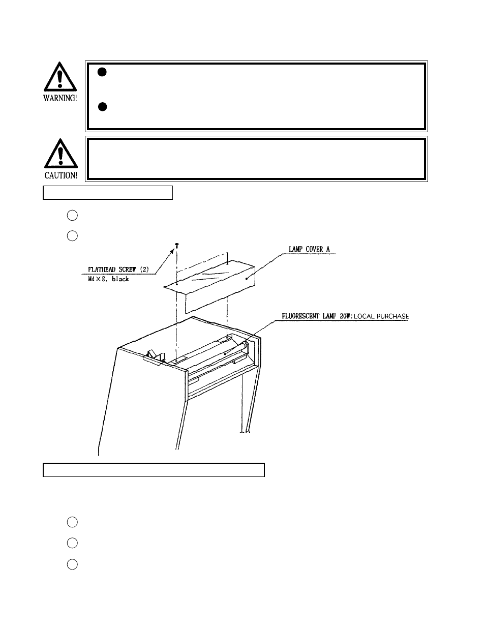 Replacing the fluorescent lamp and buttons | Sega 999-0921 User Manual | Page 55 / 85