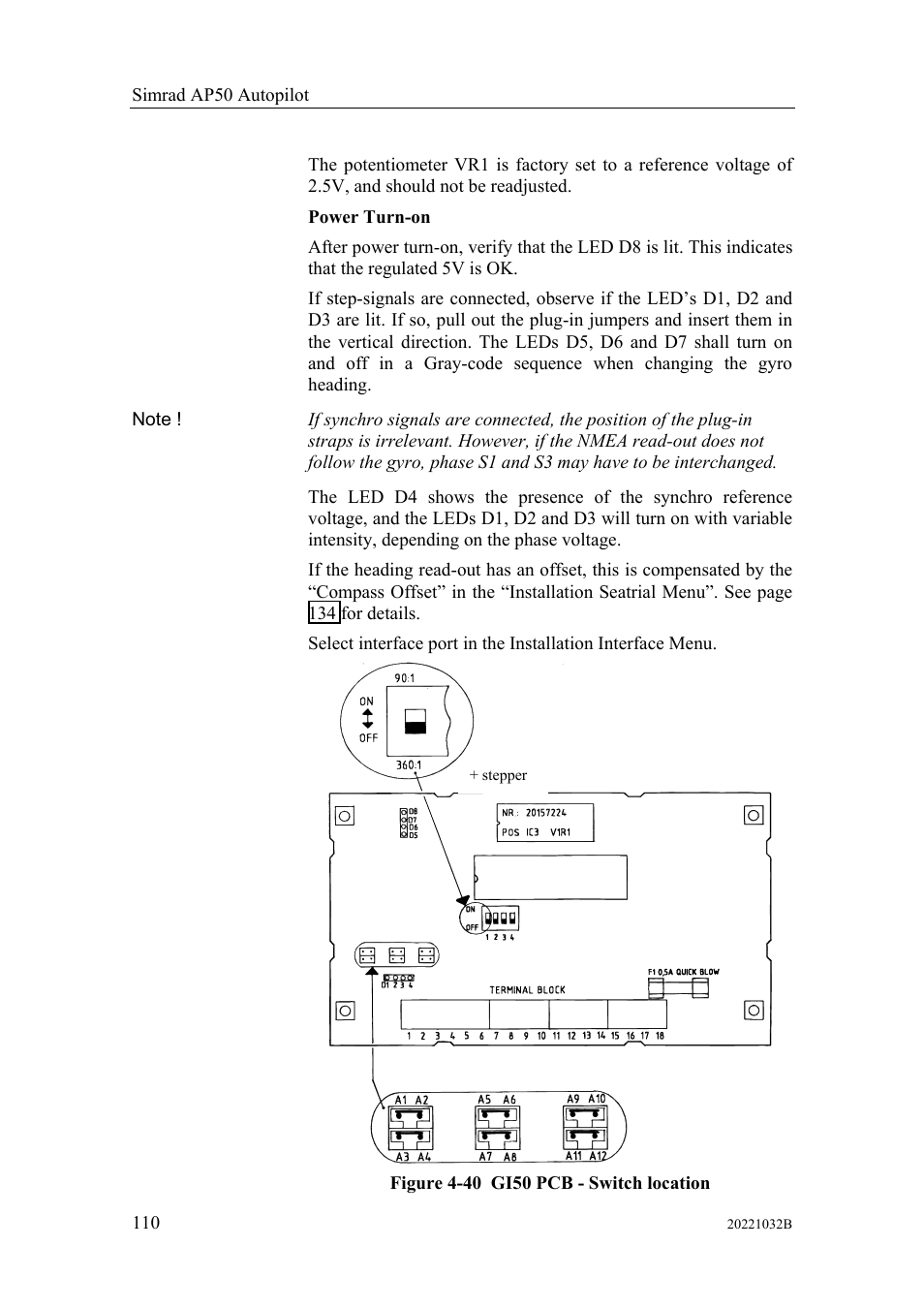 Simrad AUTOPILOT SYSTEM AP50 User Manual | Page 112 / 188