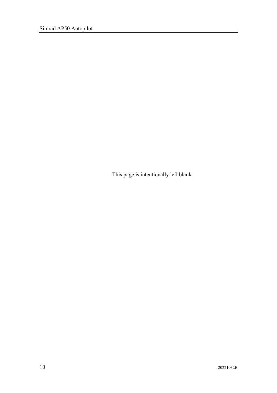 Simrad AUTOPILOT SYSTEM AP50 User Manual | Page 12 / 188