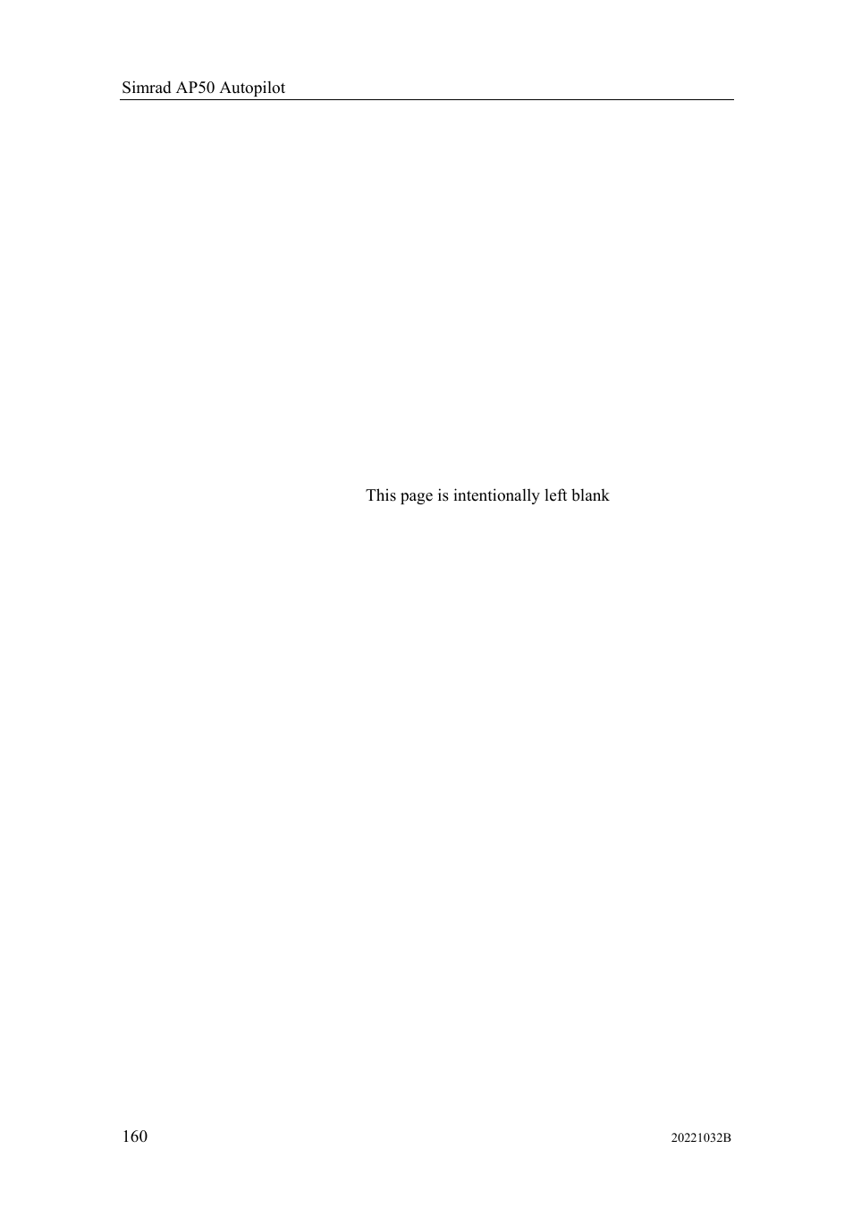 Simrad AUTOPILOT SYSTEM AP50 User Manual | Page 162 / 188