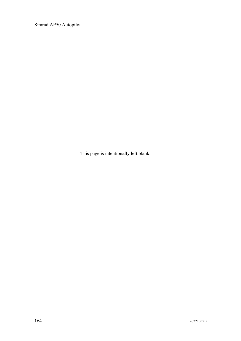Simrad AUTOPILOT SYSTEM AP50 User Manual | Page 166 / 188