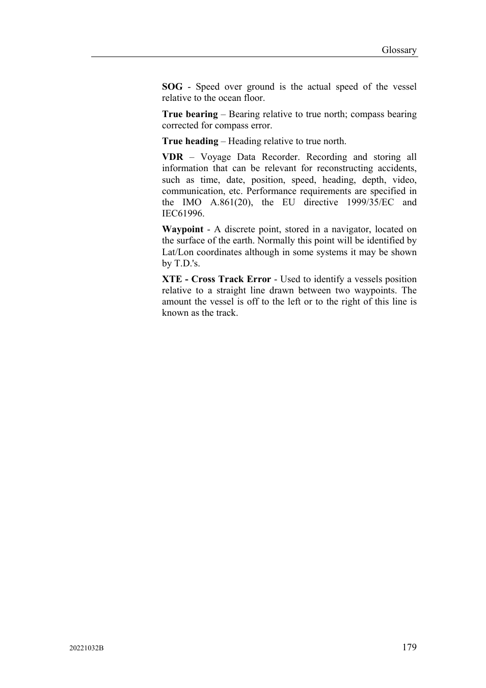 Simrad AUTOPILOT SYSTEM AP50 User Manual | Page 181 / 188