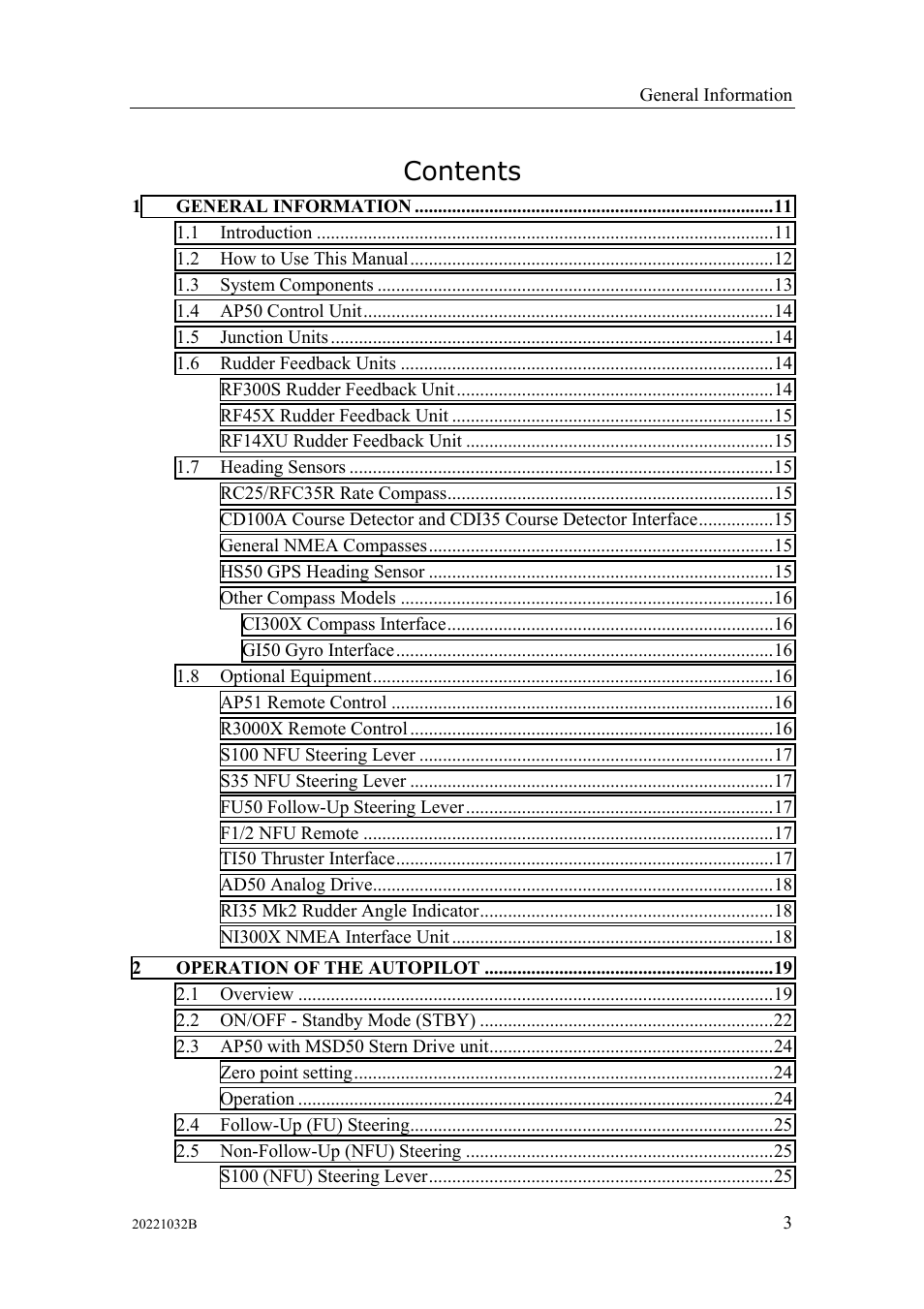 Simrad AUTOPILOT SYSTEM AP50 User Manual | Page 5 / 188