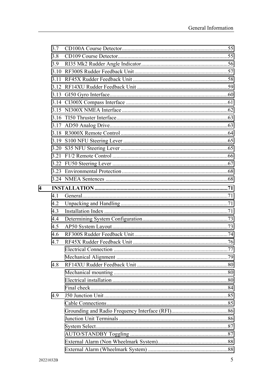 Simrad AUTOPILOT SYSTEM AP50 User Manual | Page 7 / 188