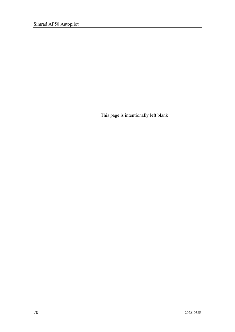 Simrad AUTOPILOT SYSTEM AP50 User Manual | Page 72 / 188