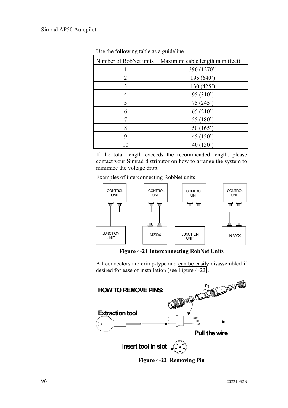 Simrad AUTOPILOT SYSTEM AP50 User Manual | Page 98 / 188