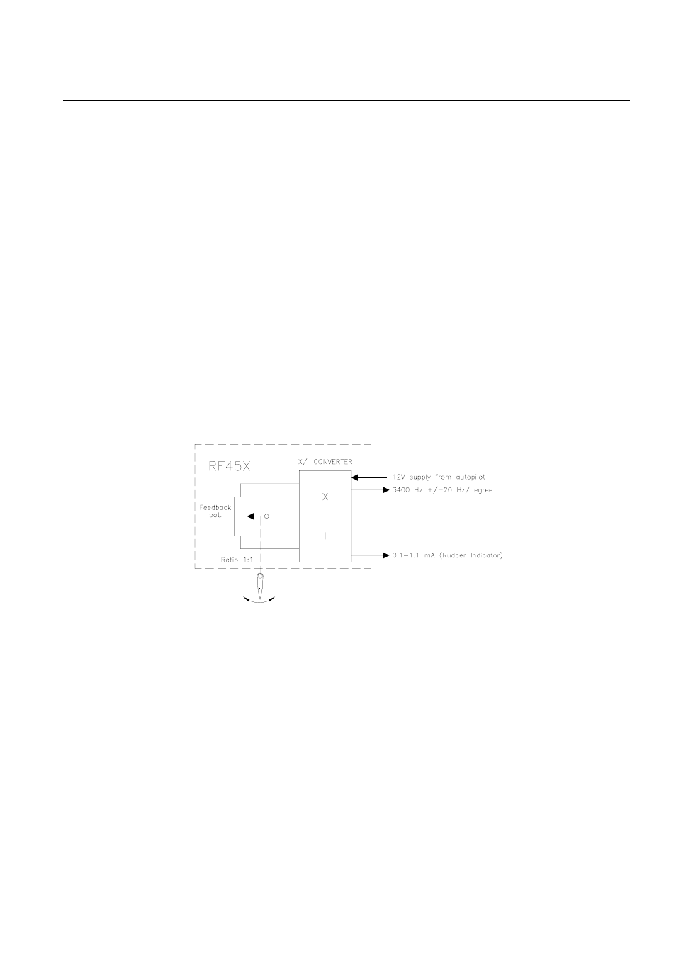 Rudder feedback units, Rf45x rudder feedback unit, Rf14xu rudder feedback unit (optional) | 4 rf45x, Principle | Simrad ROBERTSON AP45 User Manual | Page 35 / 124