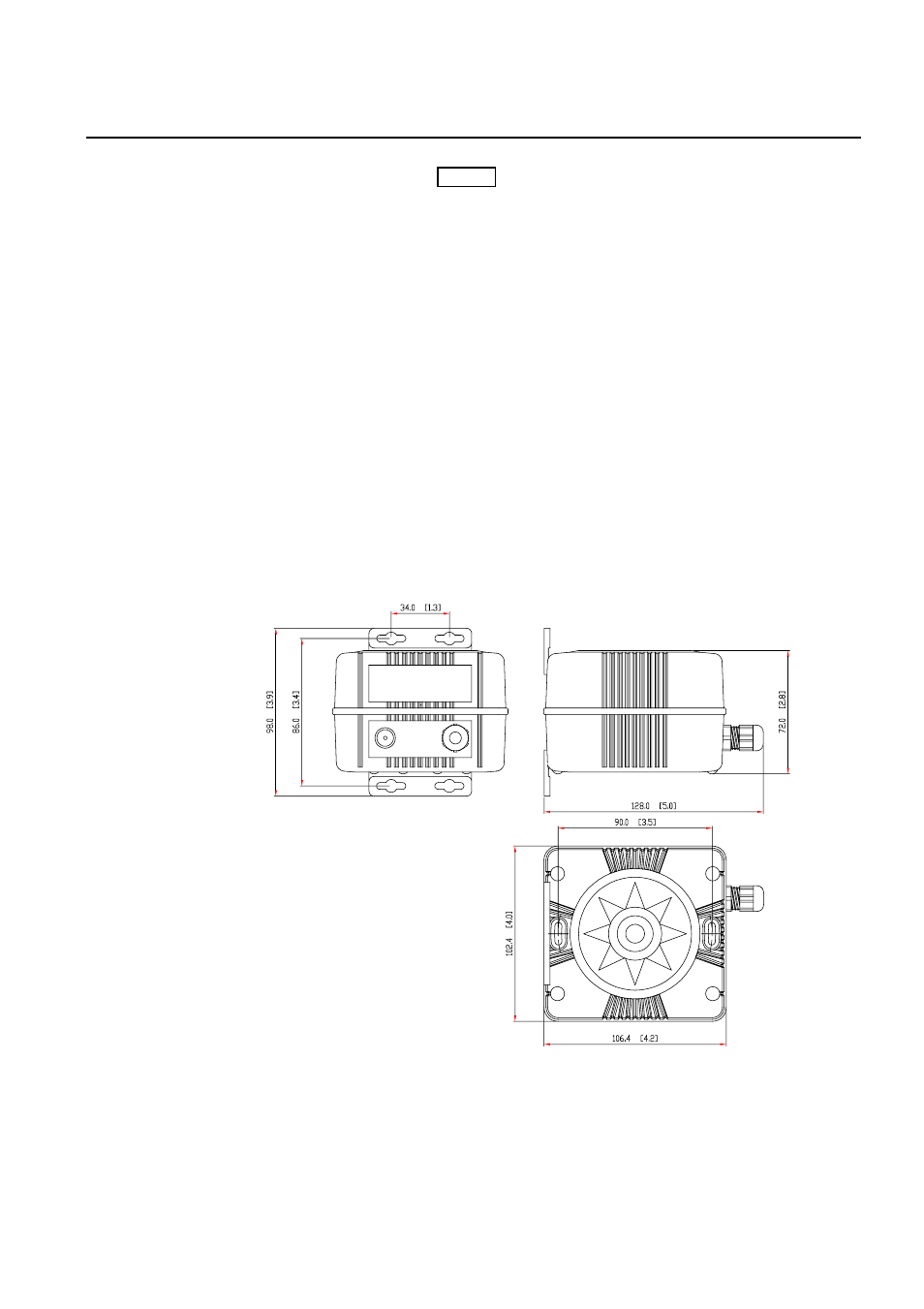 Rfc35ns fluxgate compass, Rfc35ns fluxgate compass -3, 3 rfc35ns - d | Imensions | Simrad ROBERTSON AP45 User Manual | Page 41 / 124