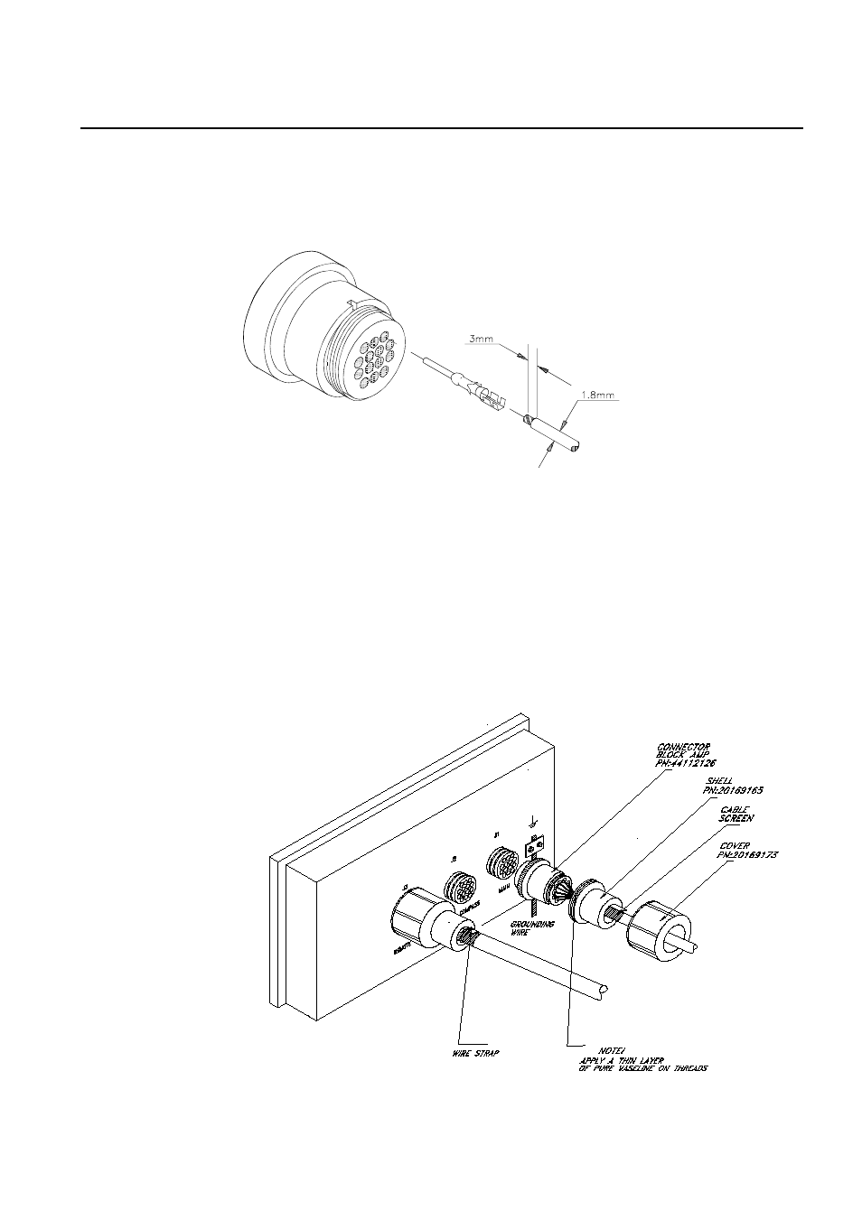 Connector assemble, Connector assemble -2, Ontrol unit | Connector mounting | Simrad ROBERTSON AP45 User Manual | Page 52 / 124