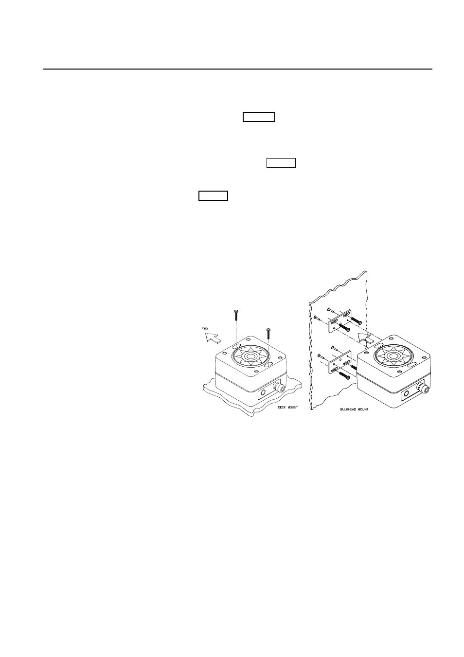 Rfc35ns fluxgate compass, Mounting, Rfc35ns fluxgate compass -6 mounting -6 | Rfc35ns fluxgate compass”, p | Simrad ROBERTSON AP45 User Manual | Page 56 / 124