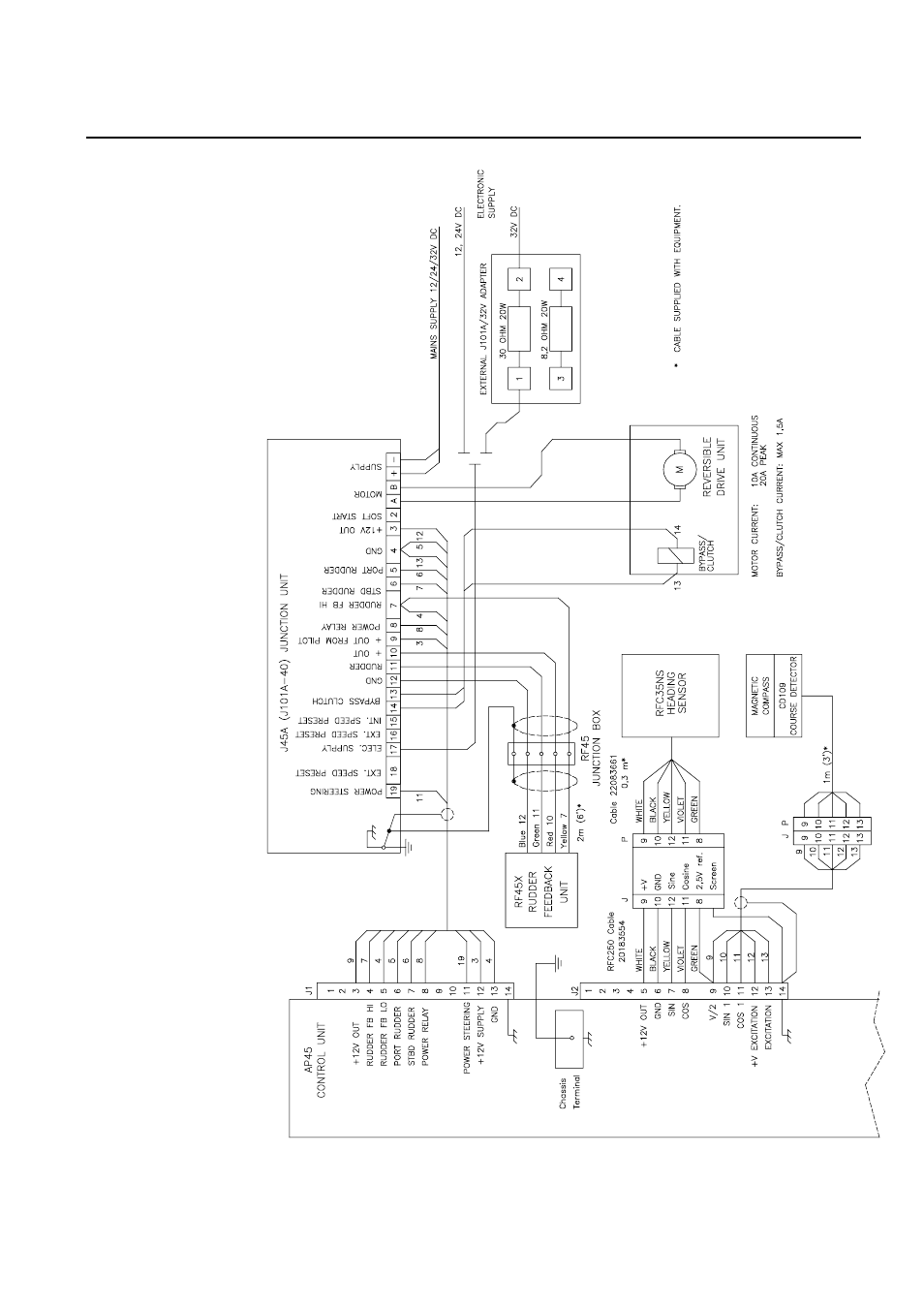 26 ap45/j45 w, Iring diagram, Ig. 5-26 | Fig. 5-26, Fig. 5-26) | Simrad ROBERTSON AP45 User Manual | Page 75 / 124