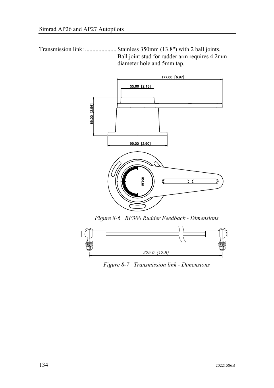 Simrad Autopilot AP26 User Manual | Page 136 / 152