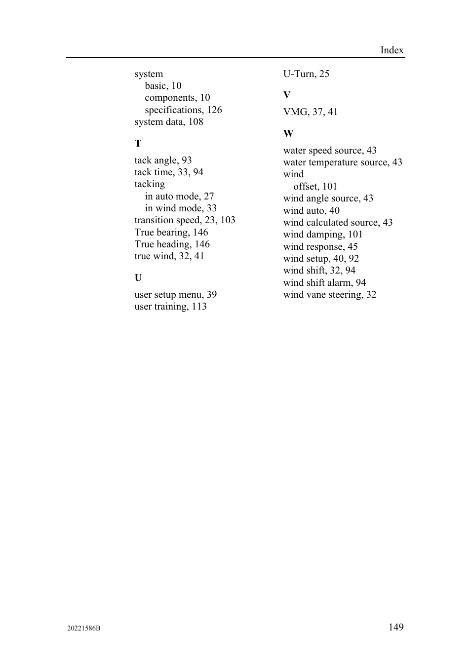 Simrad Autopilot AP26 User Manual | Page 151 / 152