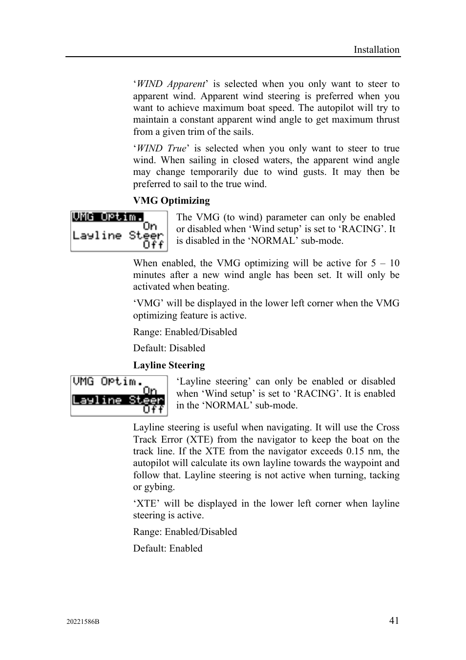 Simrad Autopilot AP26 User Manual | Page 43 / 152