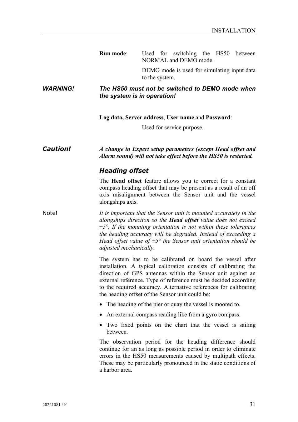 Simrad HS50 User Manual | Page 39 / 63