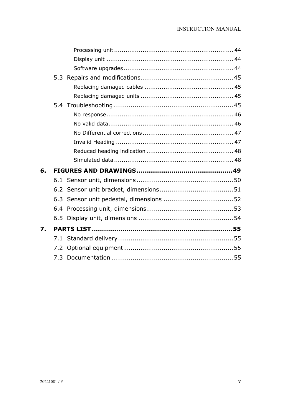Simrad HS50 User Manual | Page 7 / 63