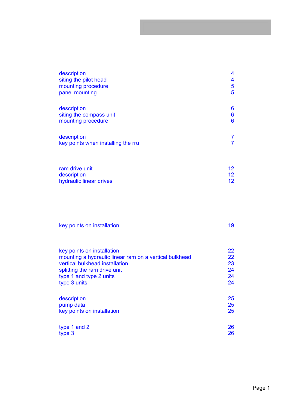 B&G H1000 Autopilot User Manual | Page 2 / 68