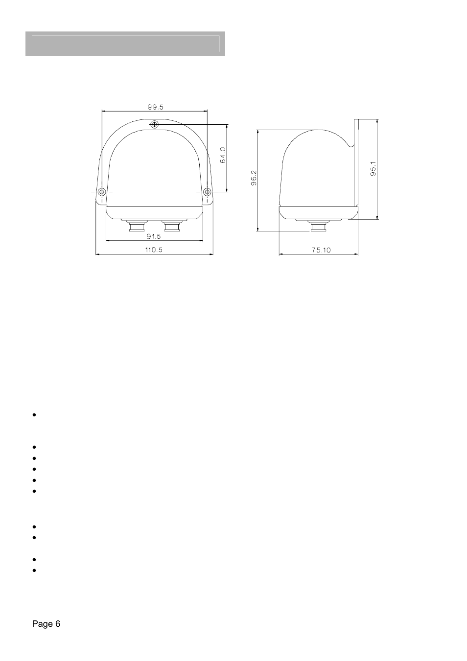 H1000 pilot, Description/installation, H1000 compass unit description | Siting the compass unit, Mounting procedure | B&G H1000 Autopilot User Manual | Page 7 / 68