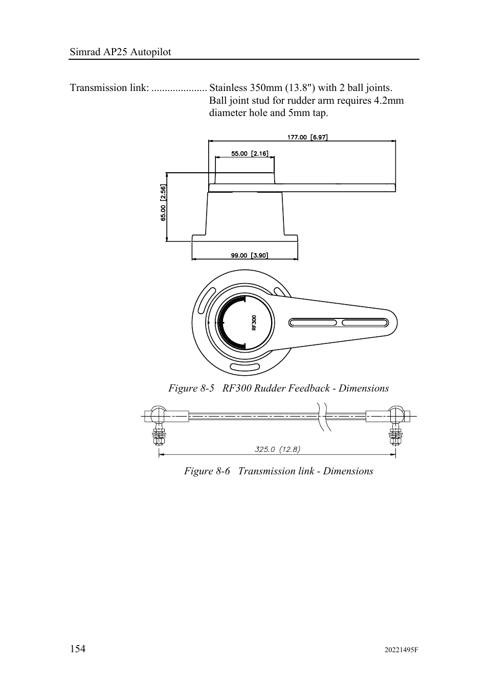Simrad AP25 User Manual | Page 156 / 172