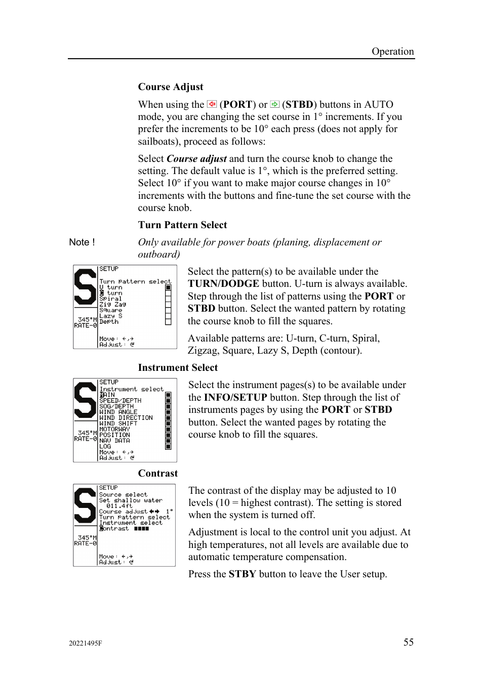 Simrad AP25 User Manual | Page 57 / 172