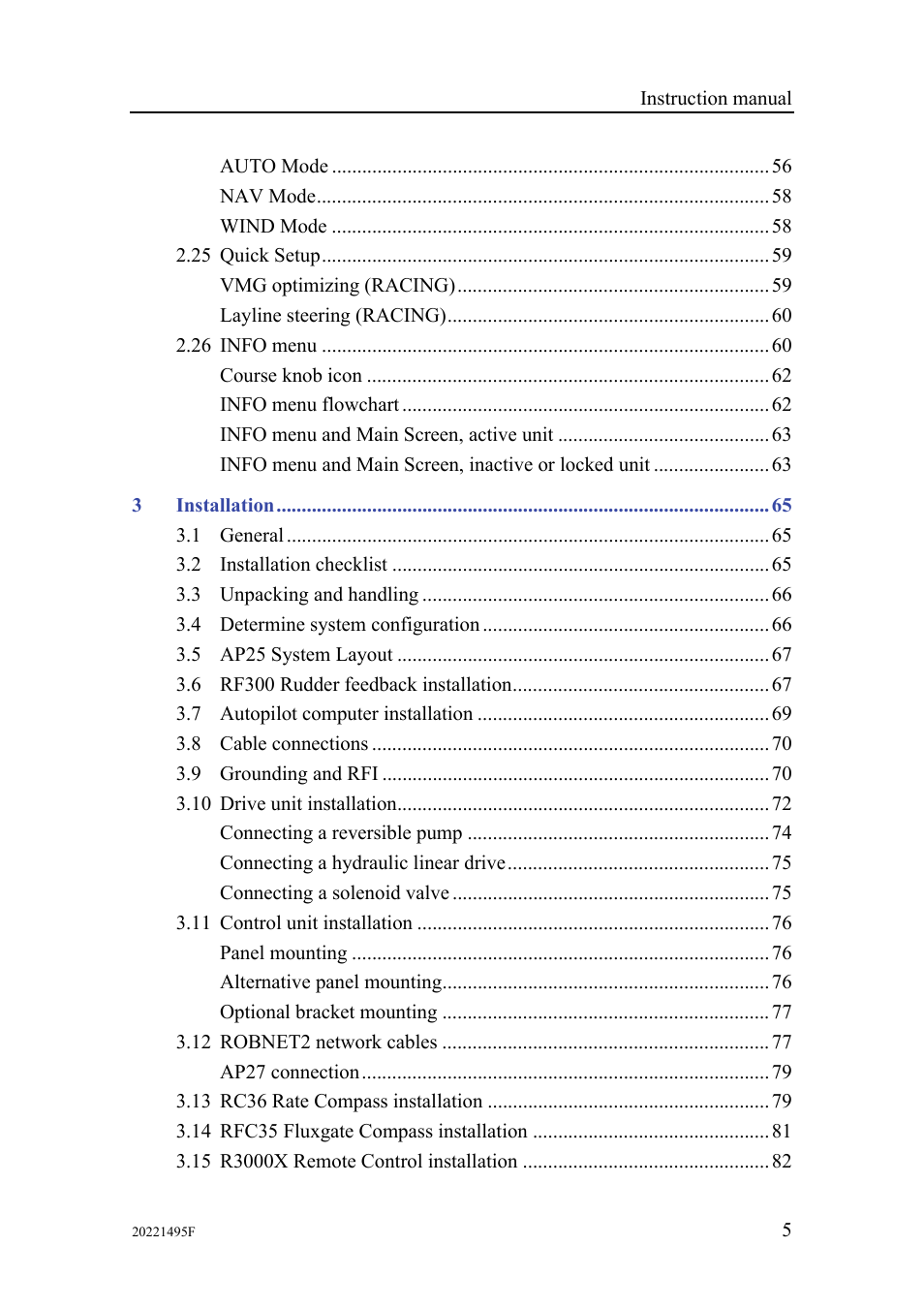 Simrad AP25 User Manual | Page 7 / 172