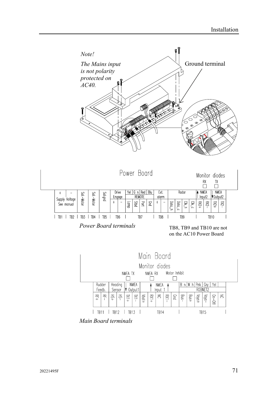 Simrad AP25 User Manual | Page 73 / 172