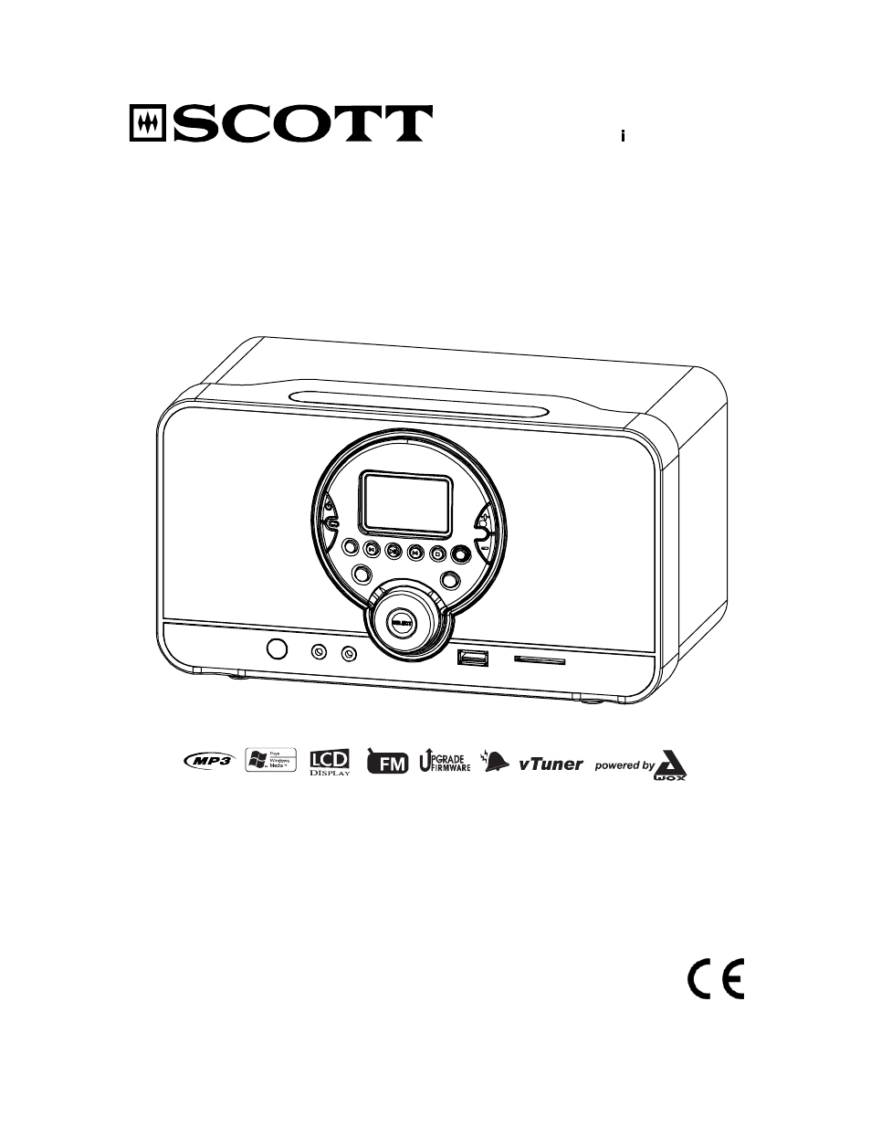Scott WI-FI INTERNET/ETHERNET/FM PLL RADIO r x 400wl User Manual | 17 pages