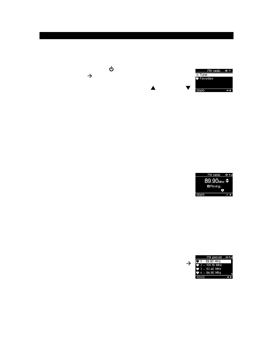 Fm radio operation, Listen to a preset fm station | Scott WI-FI INTERNET/ETHERNET/FM PLL RADIO r x 400wl User Manual | Page 10 / 17