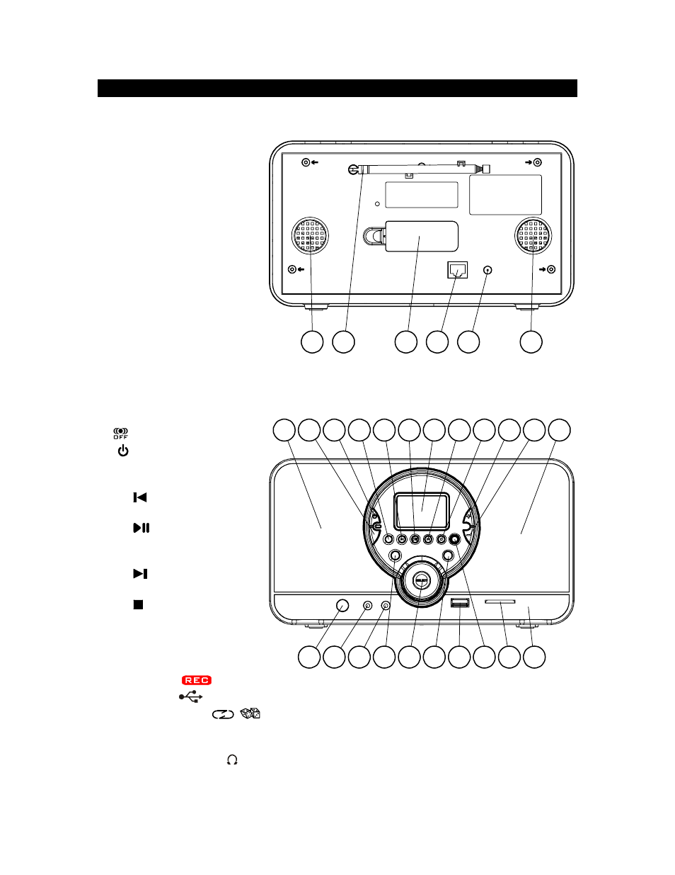 Location of controls | Scott WI-FI INTERNET/ETHERNET/FM PLL RADIO r x 400wl User Manual | Page 4 / 17
