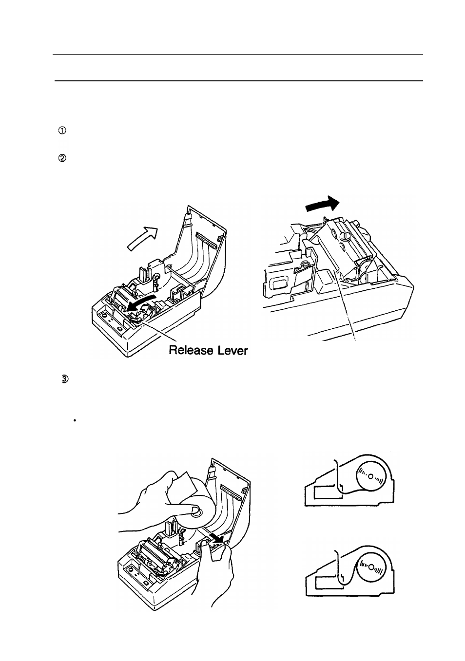Chap 3-installing the parts, Installing the roll paper, Chapter 3 installing the parts | 1 installing the roll paper | Seiko Group TM-L60 User Manual | Page 14 / 79