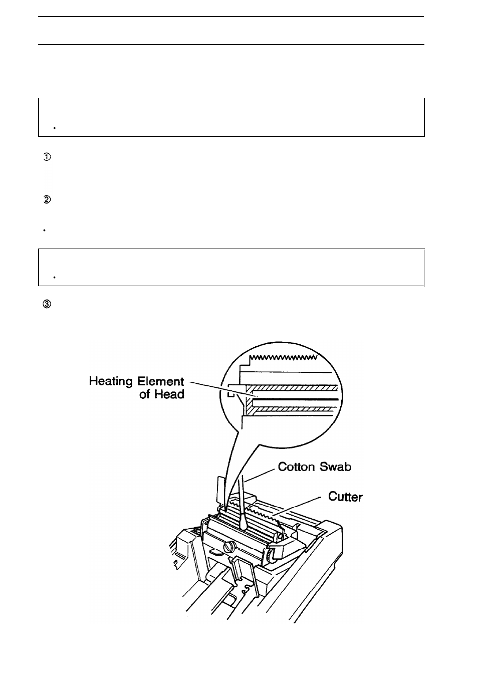 Cleaning the head, 5 cleaning the head | Seiko Group TM-L60 User Manual | Page 29 / 79