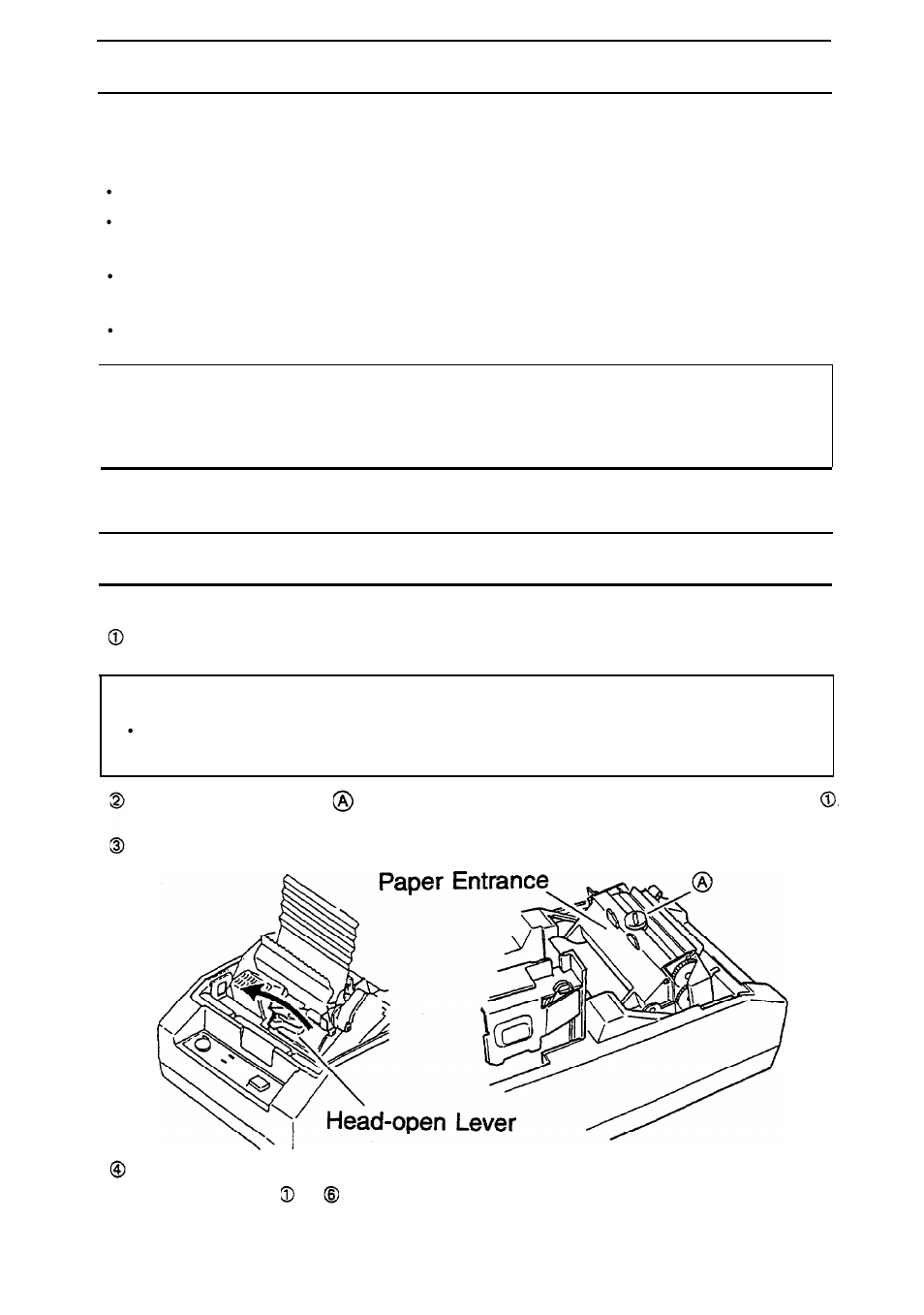 The cover-open detector, Removing jammed paper, 6 the cover-open detector | 7 removing jammed paper | Seiko Group TM-L60 User Manual | Page 30 / 79