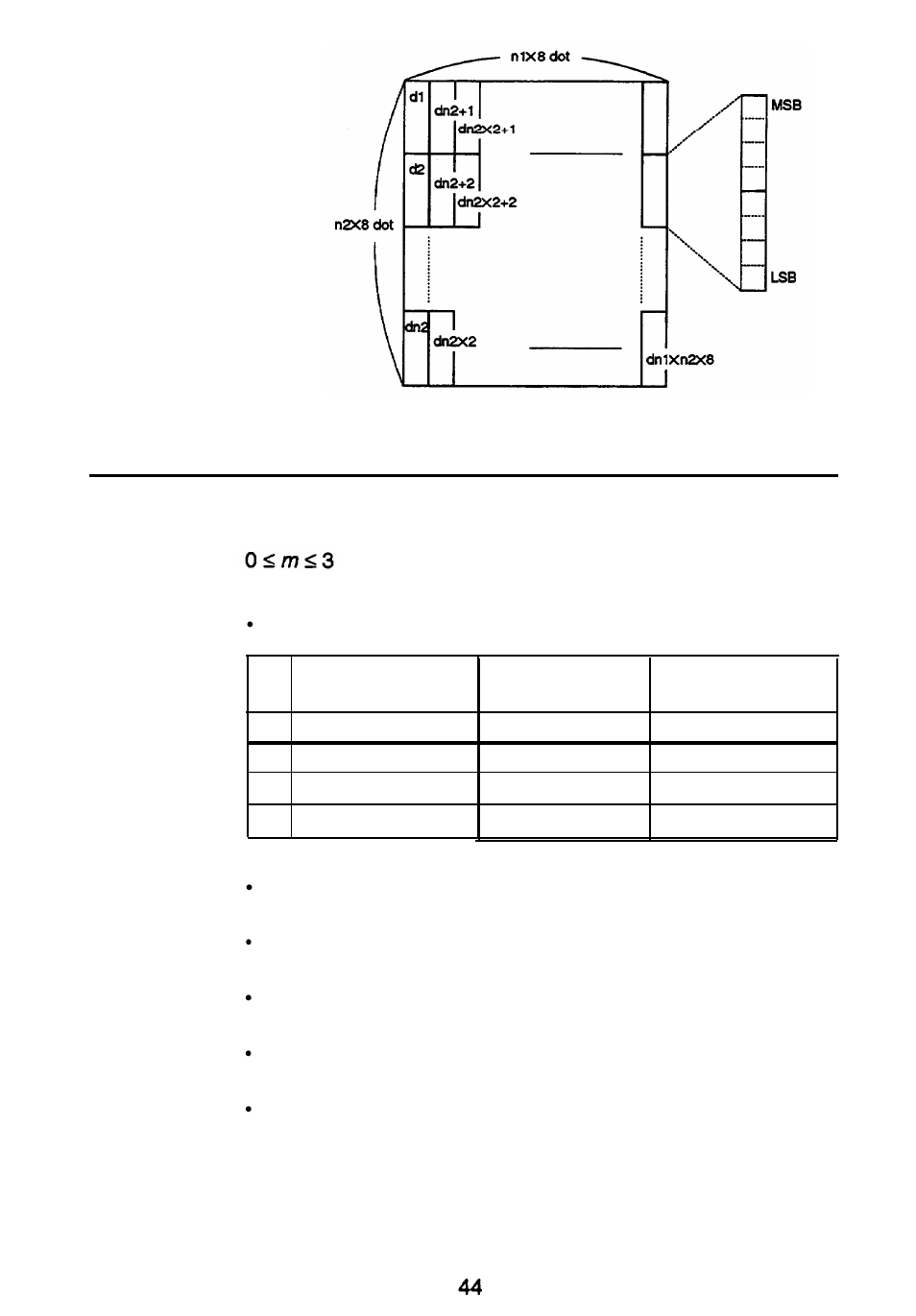 Gs/m, Range | Seiko Group TM-L60 User Manual | Page 50 / 79