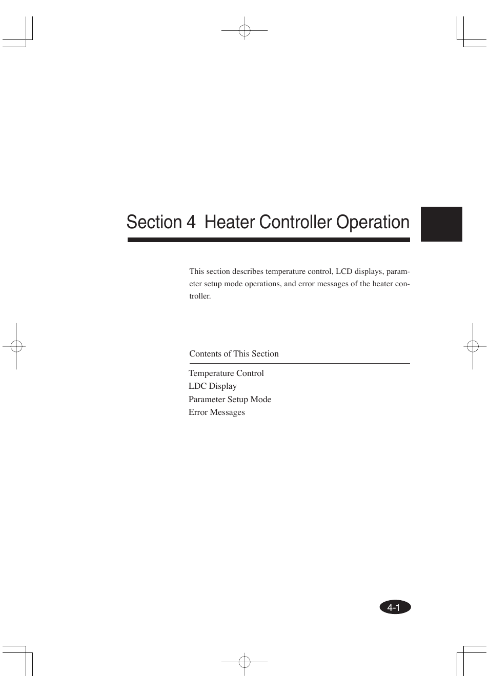 Section 4 heater controller operation | Seiko Group OC CS 6060 IP-6600 User Manual | Page 153 / 180