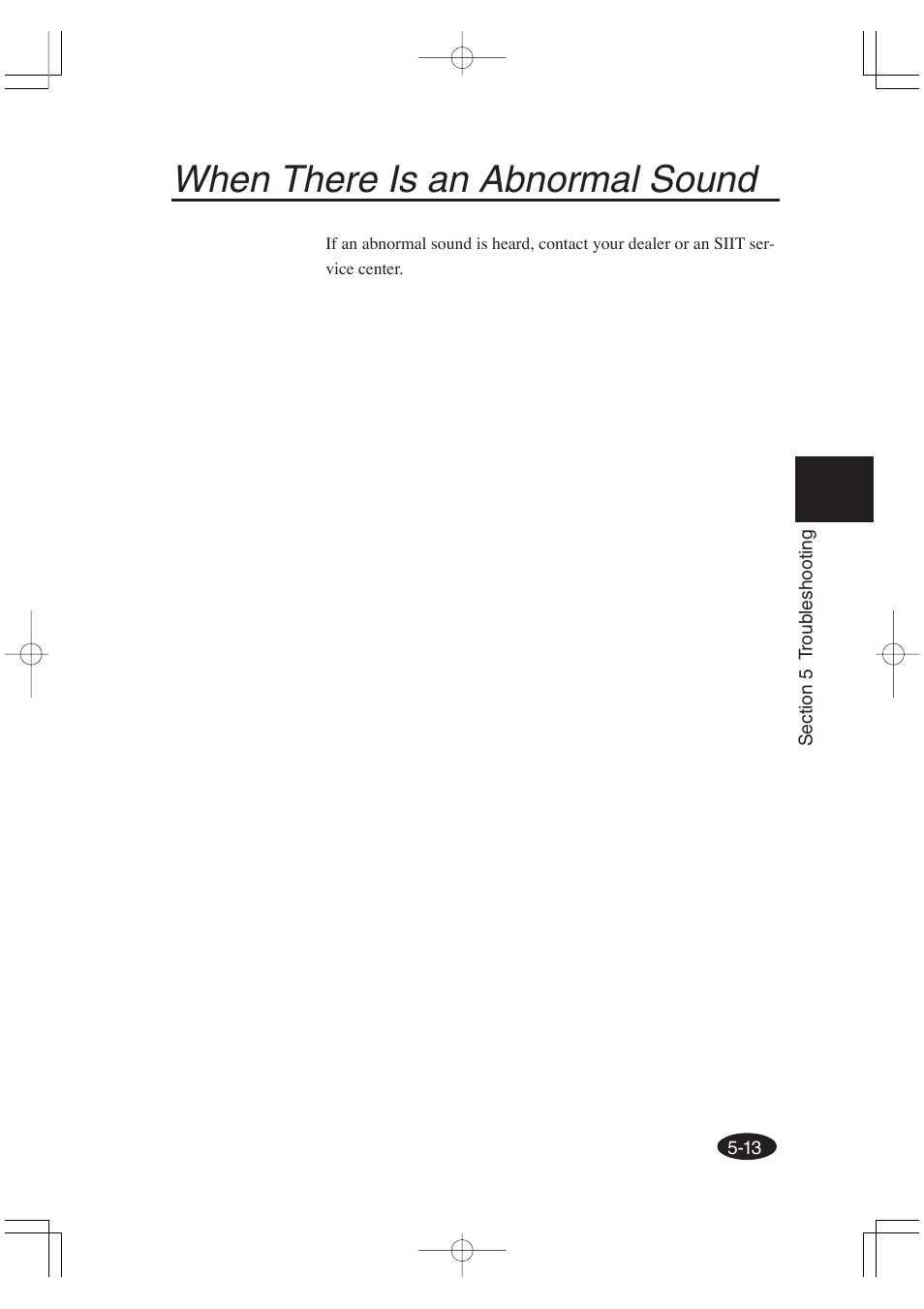 When there is an abnormal sound | Seiko Group OC CS 6060 IP-6600 User Manual | Page 175 / 180