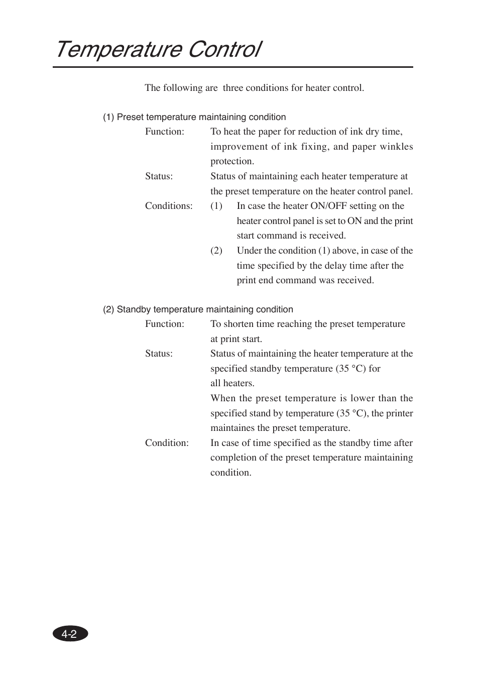 Temperature control | Seiko Group SII IP-6600 User Manual | Page 170 / 197