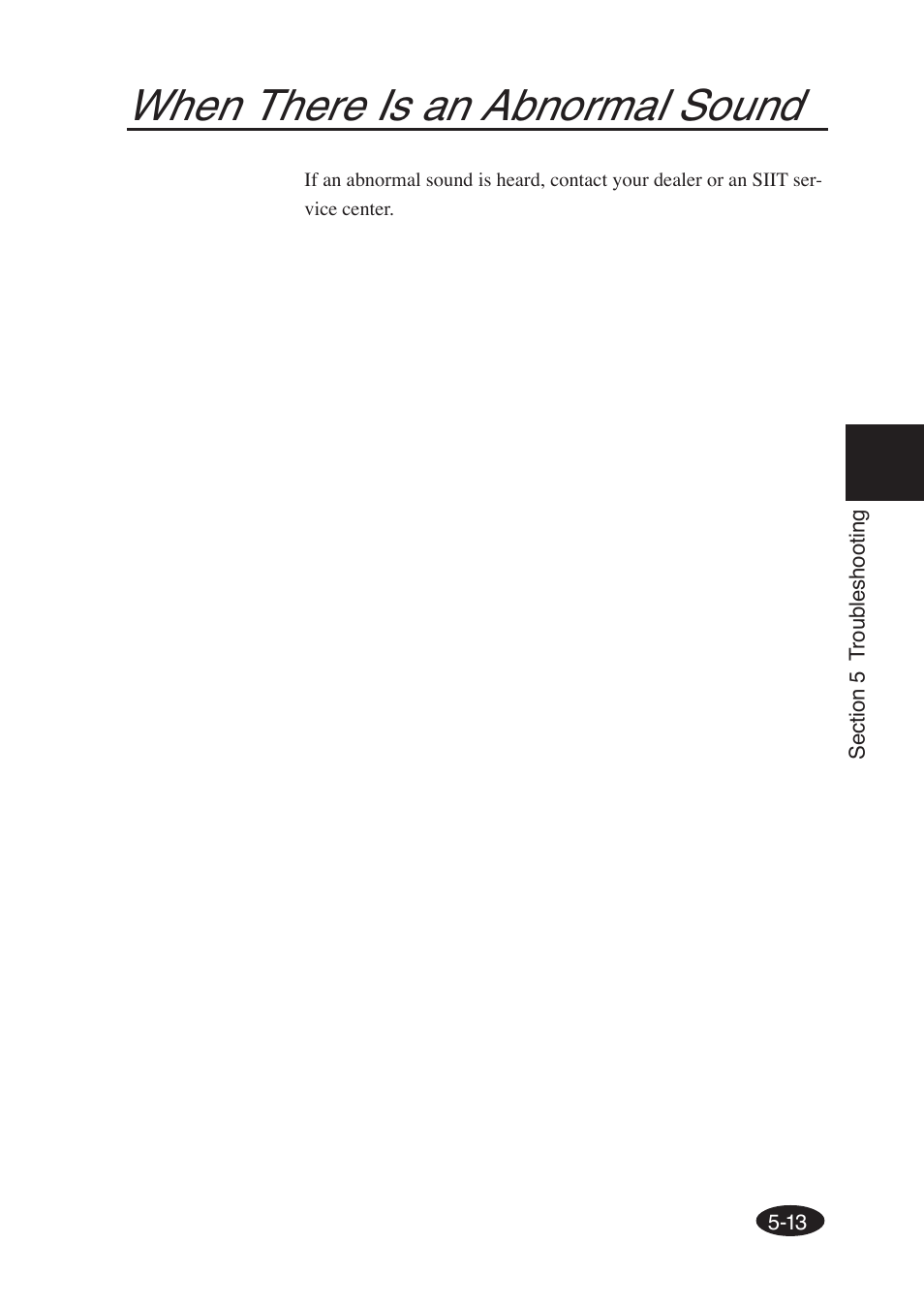 When there is an abnormal sound | Seiko Group SII IP-6600 User Manual | Page 192 / 197