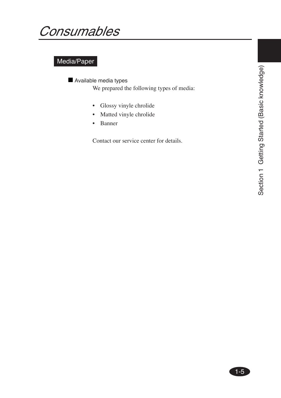 Consumables | Seiko Group SII IP-6600 User Manual | Page 25 / 197