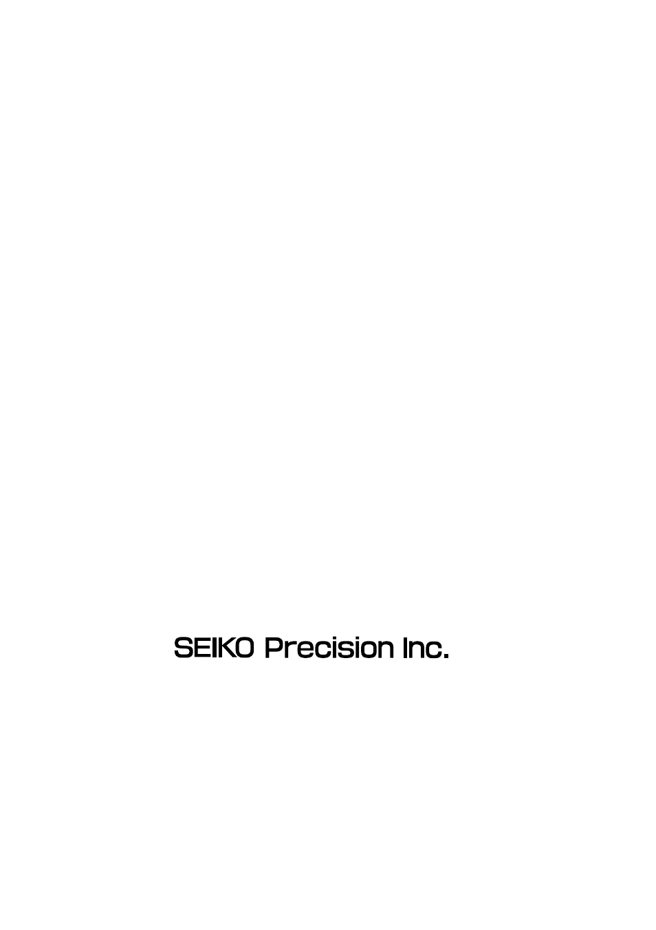 Printer division | Seiko Group BP-6000 User Manual | Page 114 / 114