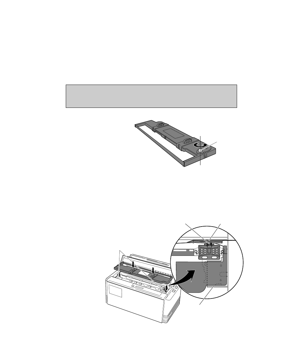 Installing the ribbon cassette | Seiko Group BP-6000 User Manual | Page 18 / 114