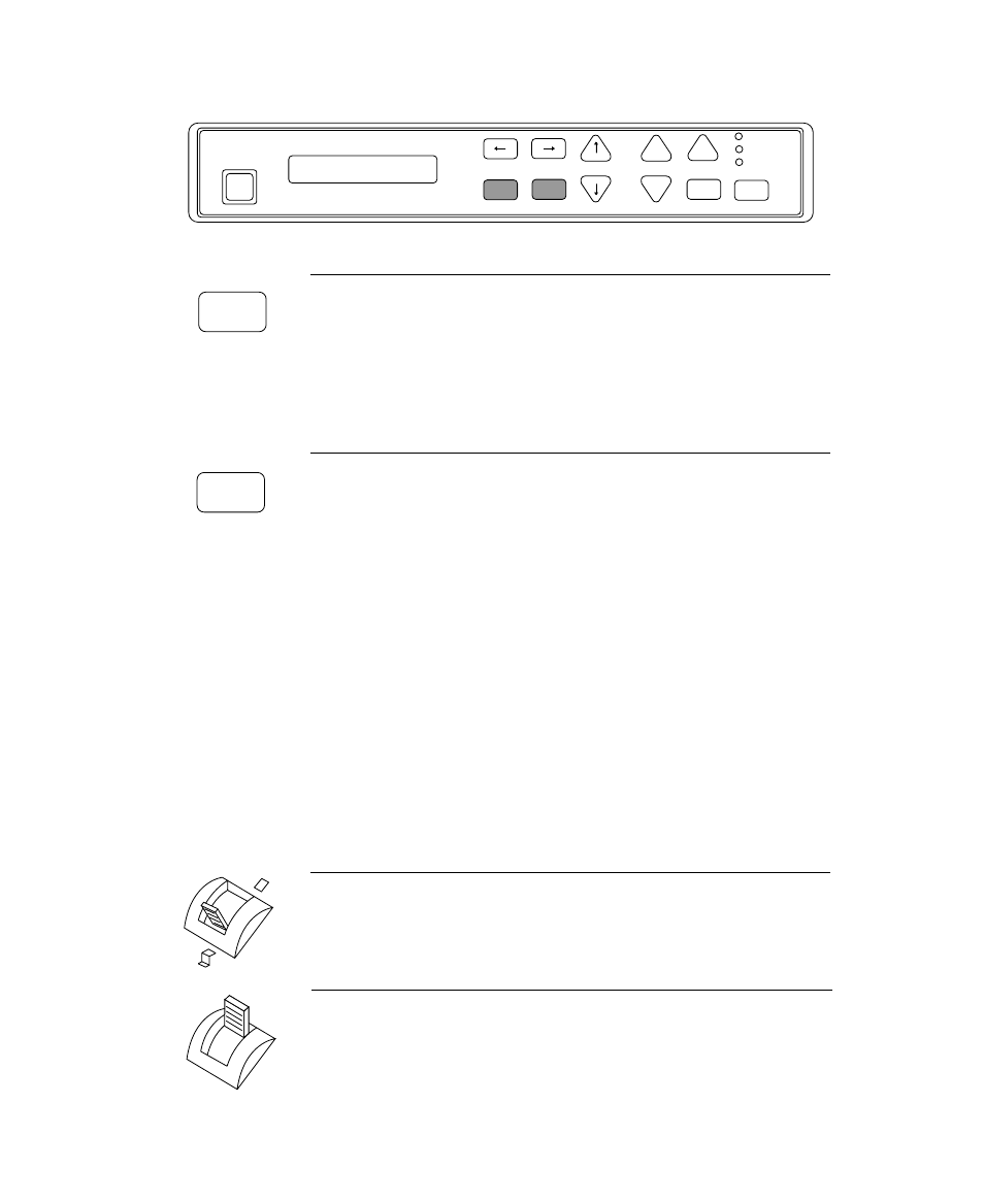 Control levers, Setup exit enter bin | Seiko Group BP-6000 User Manual | Page 26 / 114