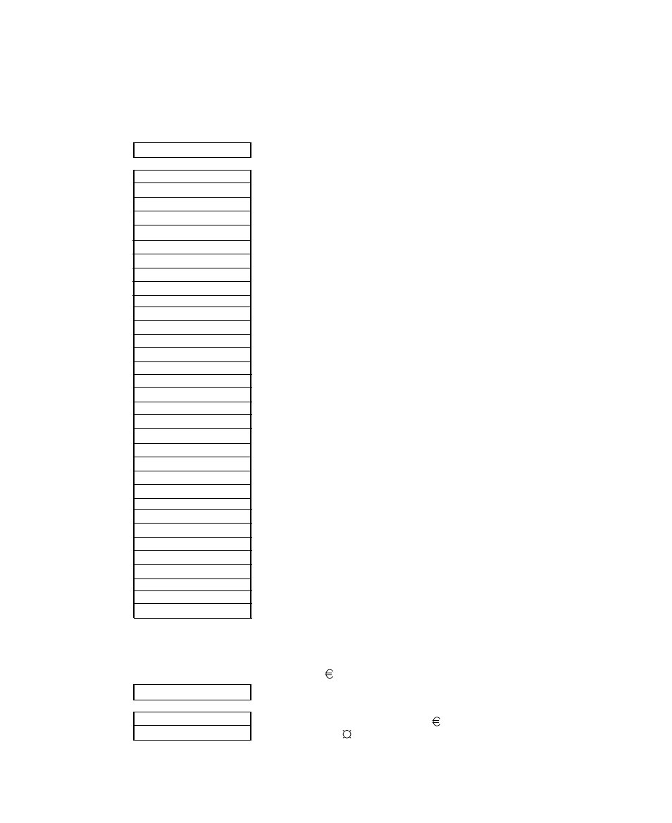 Euro symbol(iso 8859-1) 1, Code page | Seiko Group BP-6000 User Manual | Page 48 / 114