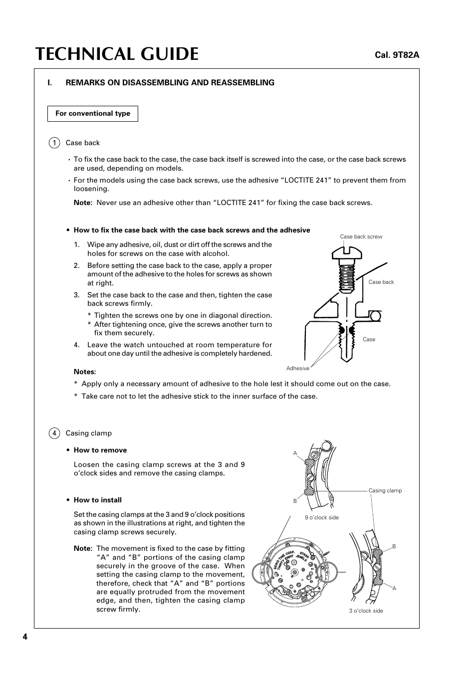Technical guide | Seiko Group 9T82A User Manual | Page 4 / 8