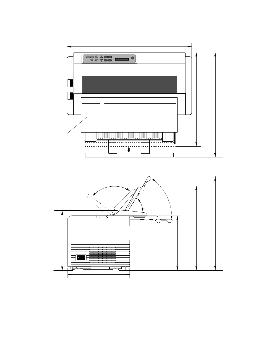 Physical dimension(model a) | Seiko Group BP-9000 User Manual | Page 16 / 146