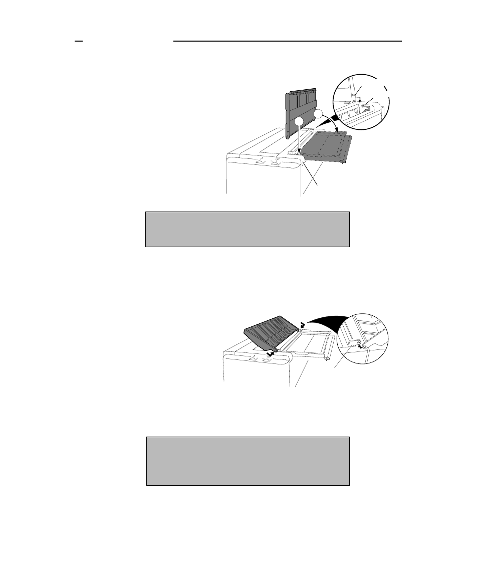 Setting up, Installing the paper rack, Installing the sound seal cover | Seiko Group BP-9000 User Manual | Page 18 / 146