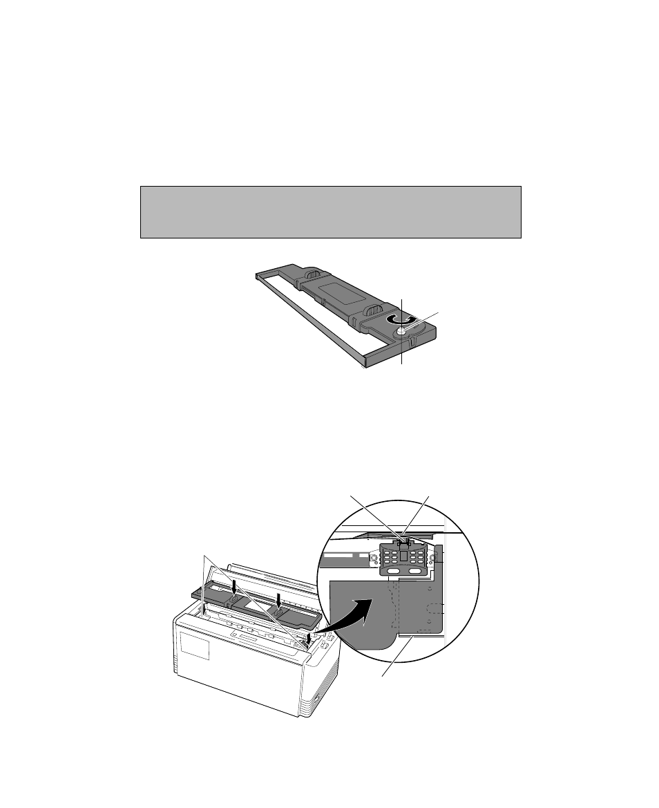 Installing the ribbon cassette | Seiko Group BP-9000 User Manual | Page 19 / 146