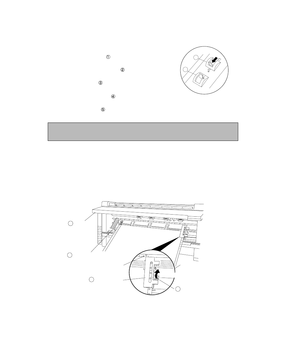 Loading the paper 3, Loading the paper ❏ fanfold continuous paper, Caution | Seiko Group BP-9000 User Manual | Page 21 / 146