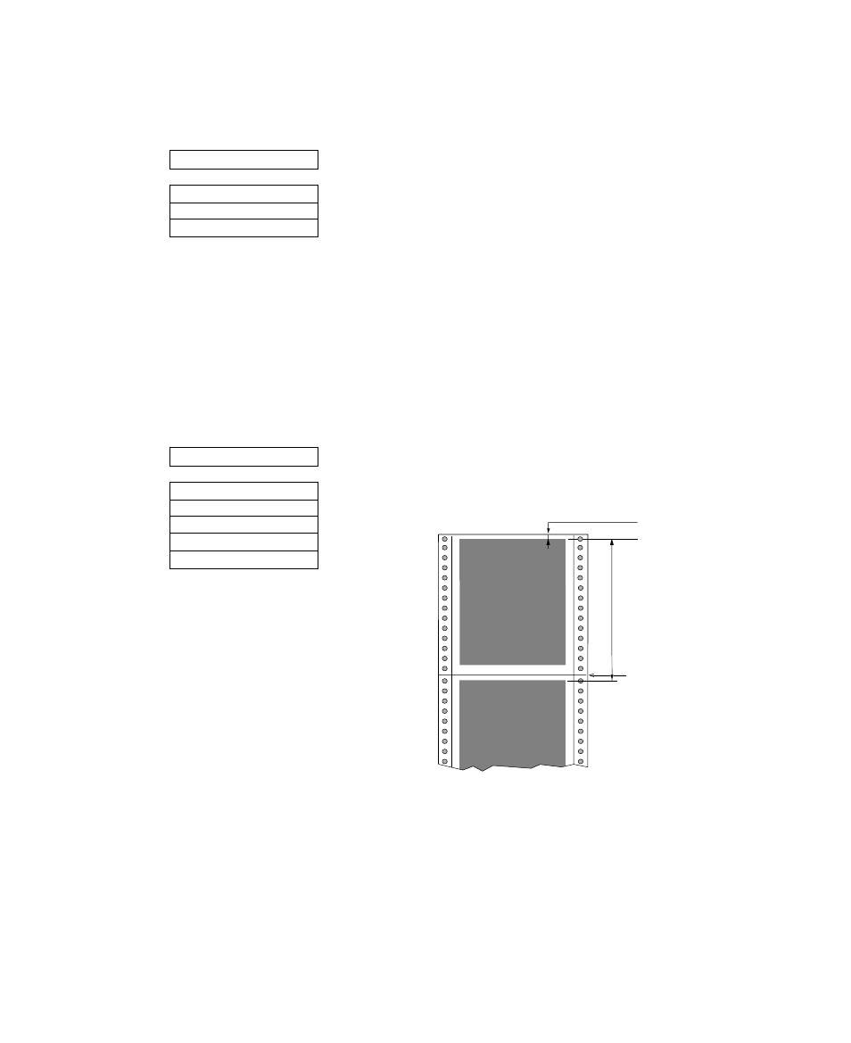 Printing multipart paper, For fanfold paper 6, Selecting page length for fanfold paper | Seiko Group BP-9000 User Manual | Page 34 / 146