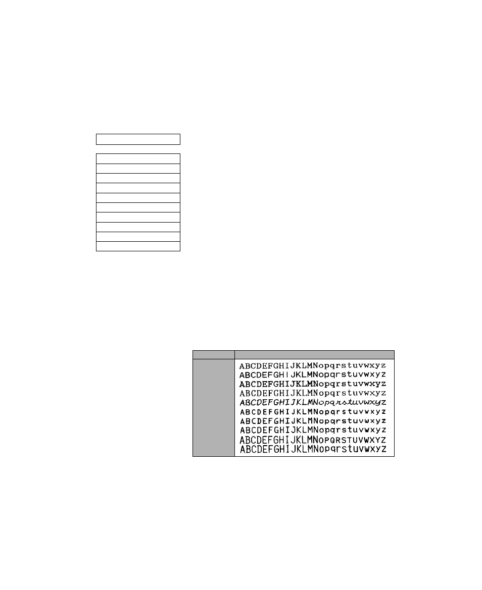 Selecting font style 8, Selecting font style | Seiko Group BP-9000 User Manual | Page 36 / 146